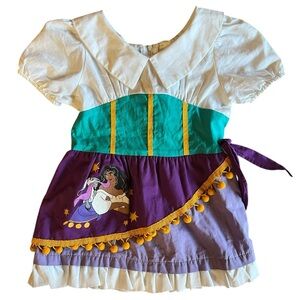 RARE 90s NWT DISNEY Hunchback of Notre Dame Esmeralda Costume Dress 4T NOS USA